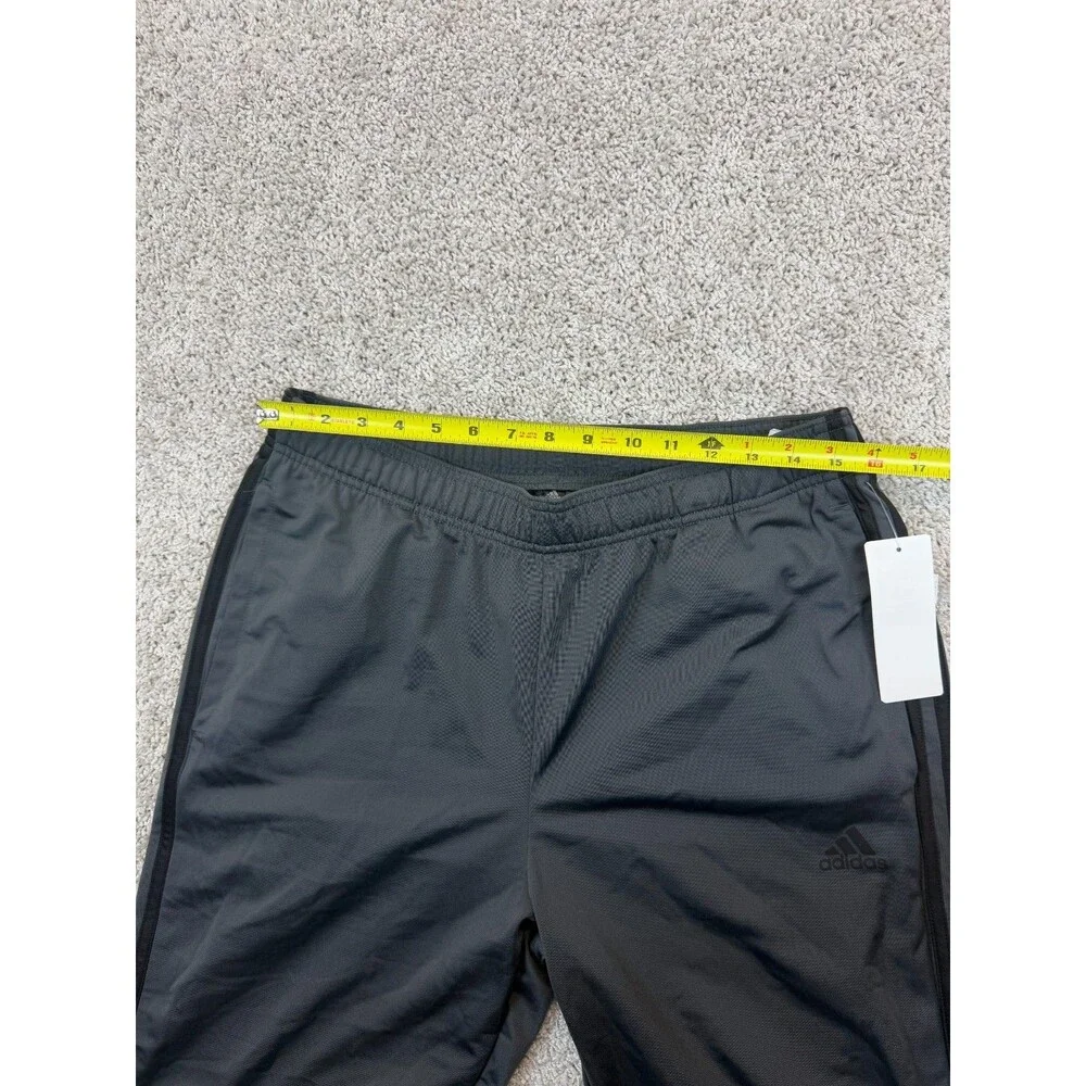 adidas Men's L Tiro Track Jogger Pants Dark Gray Black Stripe GN5492 NWT